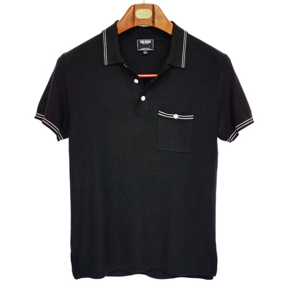 Todd Snyder Other - Todd Snyder Silk Blend Tipped Sweater Polo